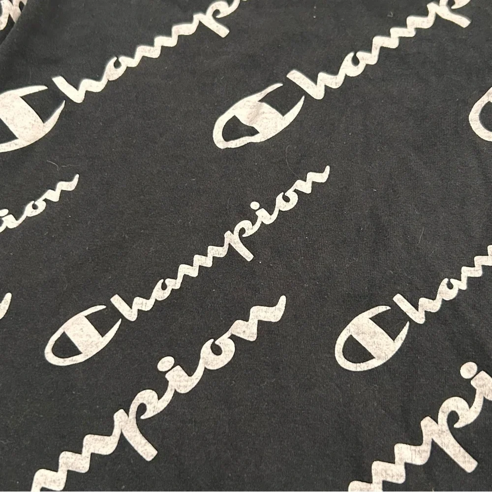Champion Kids‎ Black and White Logo Tee
